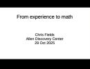 from experience to math by chris