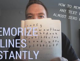 how to memorize lines instantly