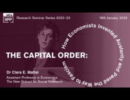 the capital order how economists